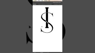 Initials Logo Design I and S