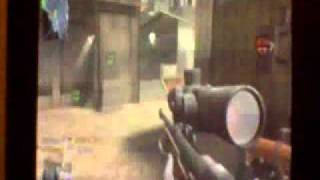 Call of Duty Black Ops L96A1 Sniper Montage (Wii)