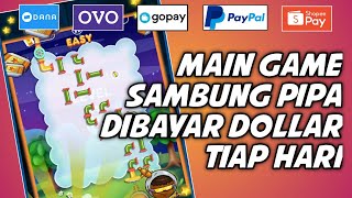 Main Game Sambung Pipa Dapat Dollar || Apk Game Penghasil Uang Tahun 2022 screenshot 2