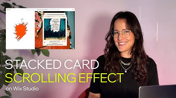 Create a stacked card scrolling effect on Wix Studio
