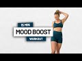 15 min mood boosting hiit workout  all standing beginner friendly