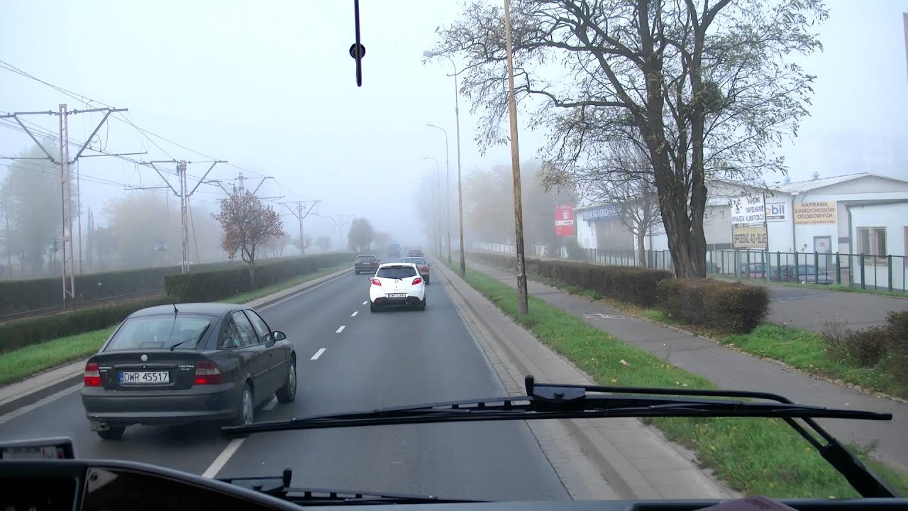 Zawracanie na egzaminie prawa jazdy autobusowego we Wrocławiu