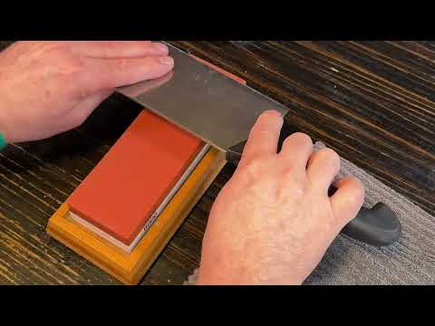 Best Knife Sharpening Stone Set (400/1000 3000/8000 Whetstone) | Chef Demonstration