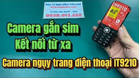 Camera ngụy trang điện thoại IT9210 - Camera gắn sim kết nối từ xa - Full 4K - mẫu mới nhất 2024