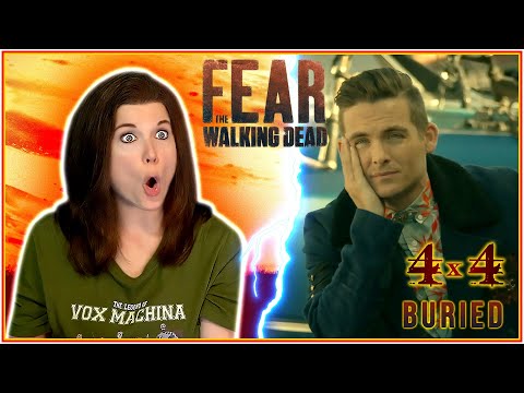 Why Nick🤯❓❗ FEAR THE WALKING DEAD 4x4 REACTION!! "Buried"