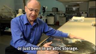 Conservation Focus: Raking Light -- Panel Warping