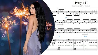 Party 4 U (lyrics/chords) - Charli XCX