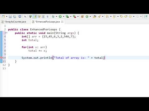 Java Programming - 31 - Enhanced For Loop