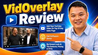 VidOverlay Review 2026 🔥Put Your Video On Any Sales Page 🔥 VidOverlay Review & Software Demo [NEW]