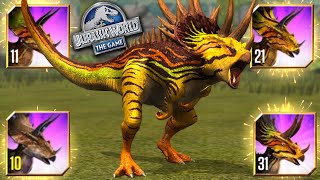 DRACOCERATOPS MAXED!!! | Jurassic World - The Game - Ep495 HD