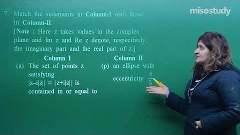 JEE Mathematics | 06. Complex Numbers (Q.6 - 10 ) | JEE Advanced Exercise | In Hindi | By Misostudy