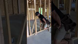 Trying Studstix Wire Reel Holders on a New House Rough-In ⚡️