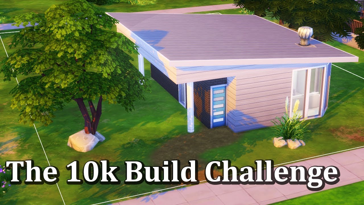 The Sims 4 Speed Build - 10K Build Challenge // Tiny Home - YouTube