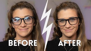 EASY TRICK! Get Rid of Ring Light Glasses Reflection | Using a ring light with glasses screenshot 5