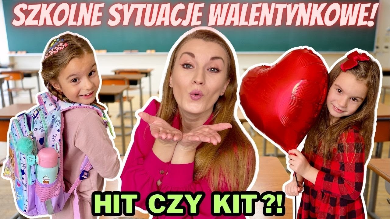 Oliwia ma sympatię w szkole?😍 Hit, czy kit? Szkolne sytuacje walentynkowe!💖