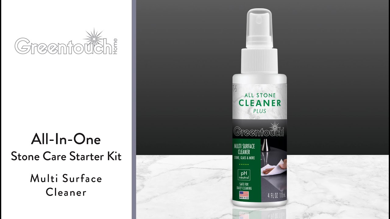 Greentouch Home Multi Surface Cleaner AllInOne Stone Care Kit YouTube