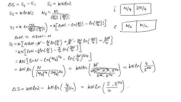 Solution to second problem on statistical view of entropy