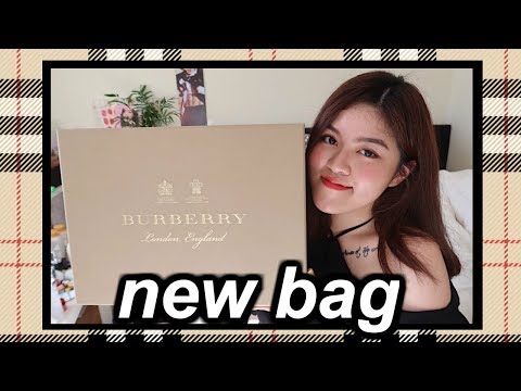 UNBOX 📦 ĐẬP HỘP TÚI MỚI 👛😝💚BURBERRY BANNER TOTE | túi xách nữ burberry