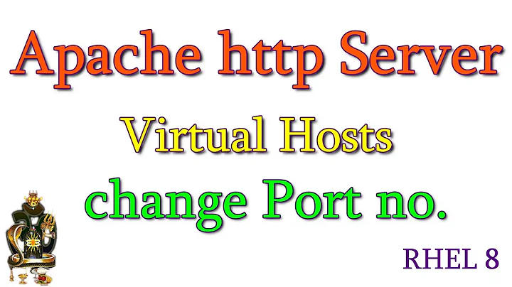 How to run any Website on a different Port Number Apache in RHEL 8| Virtualhost + change Port Number