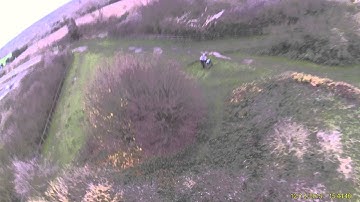 FPV drone chasing bird