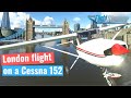 CESSNA LOW FLYING THROUGH LONDON CITY | Microsoft Flight Simulator 2020