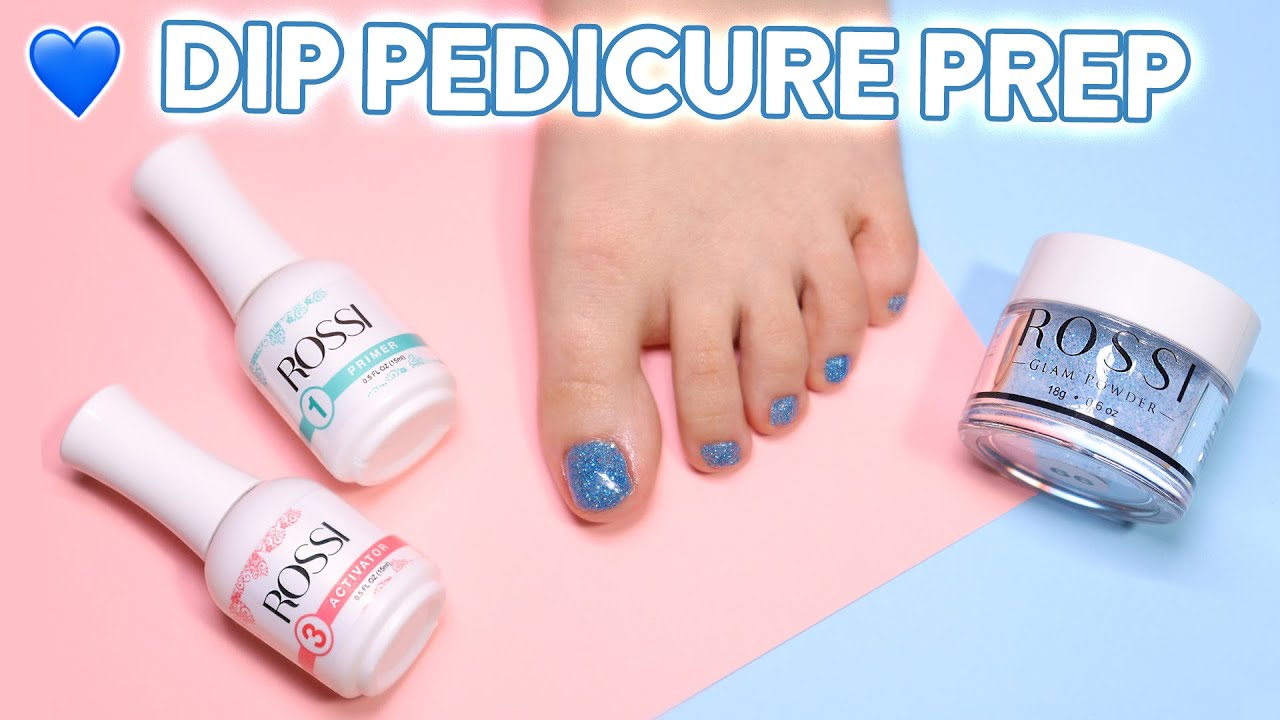 Pedicure Nail Prep for Dip Powder Application 👣 YouTube