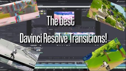 The *BEST* Davinci Resolve TRANSITIONS (Edit like Yarn Penguin LMGK)