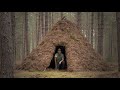 Warm and cozy teepee shelter build inside fireplace and sleeps 3