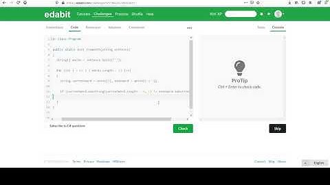 Edabit Hard C# Programming Challenges #2: Smooth Sentences