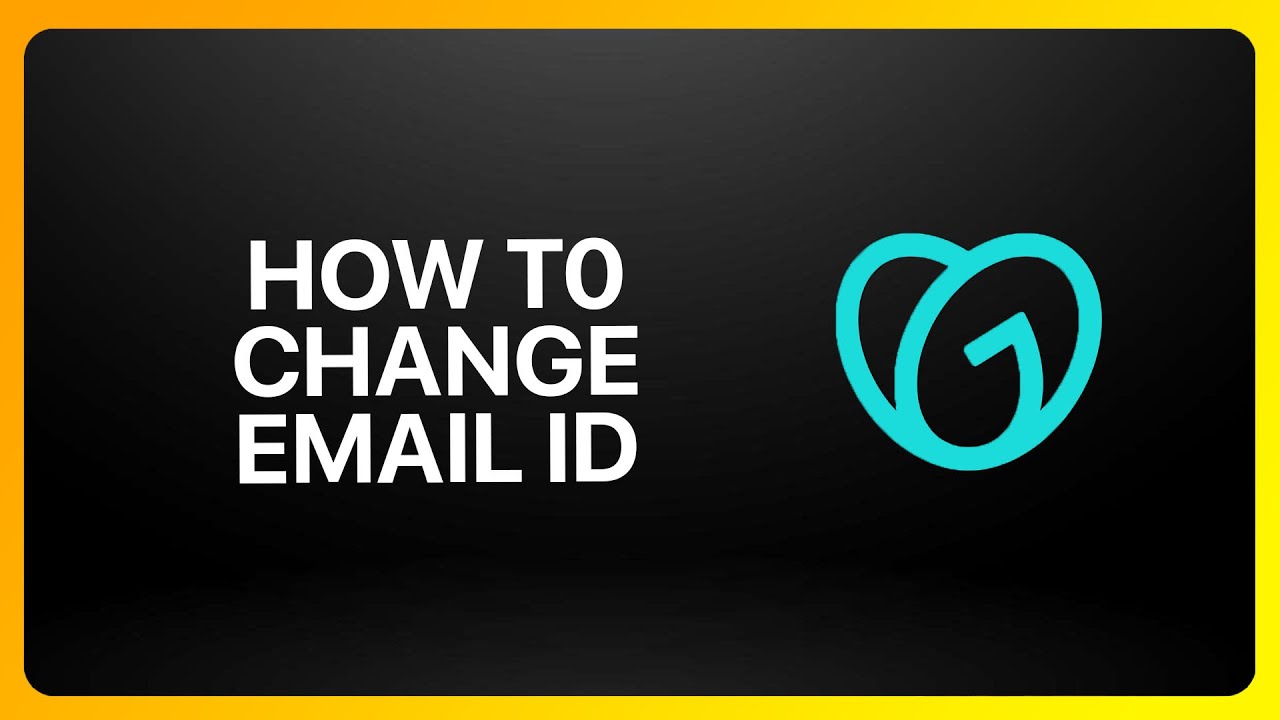 How To Change Email Id In GoDaddy Tutorial