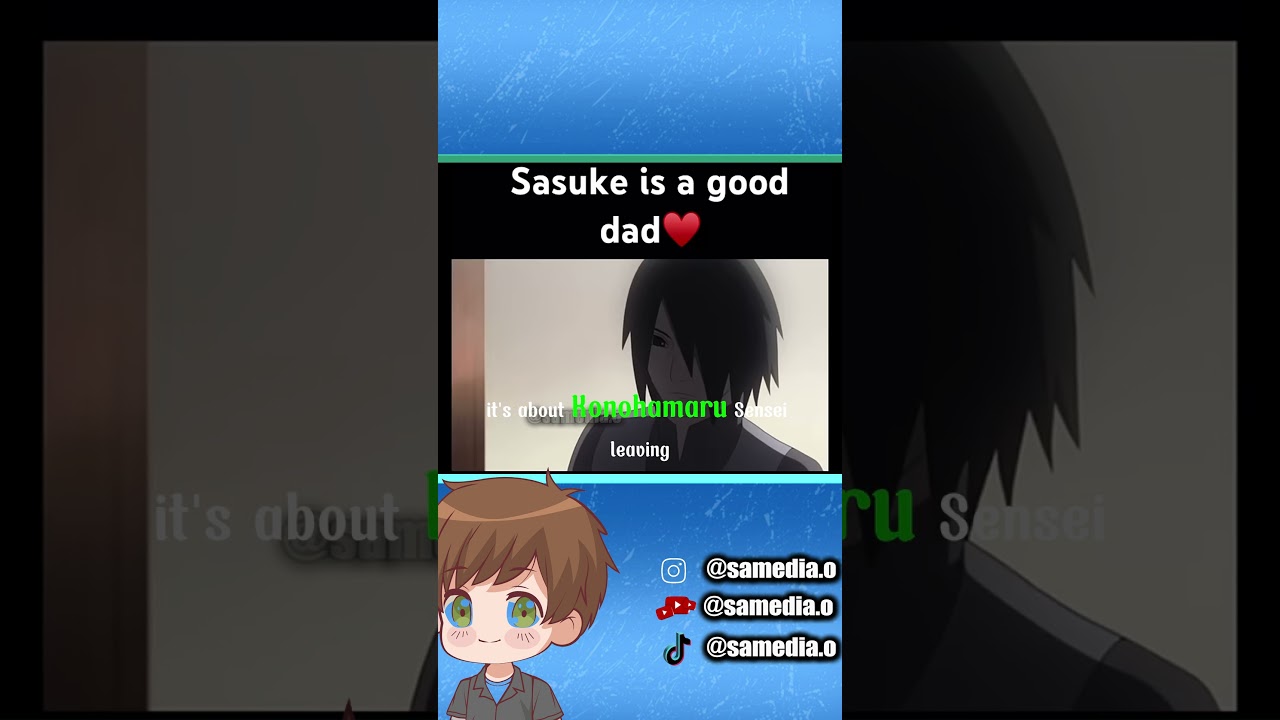 Sasuke is a good dad