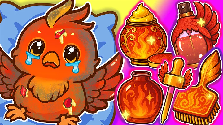 🟡ASMR Animation🟡 Treating an Injured Baby Phoenix