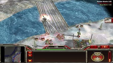 Command & Conquer: Generals, Arctic Frost Map, China vs GLA Brutal Difficulty