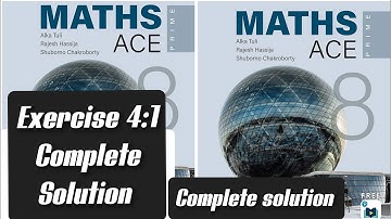 Math ace prime class 8th chapter 4 Exercise 4.1 complete solution #Pearson#mathaceprime #bindasshub