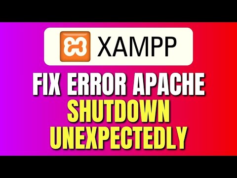 Fix Error Apache Shutdown Unexpectedly In XAMPP | Apache and XAMPP not starting fix | Full Guide