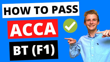 ⭐️ HOW TO PASS ACCA BT (F1) EXAM - 3 TOP TIPS TO PASS! ⭐️ | How To Pass ACCA F1 Exam |