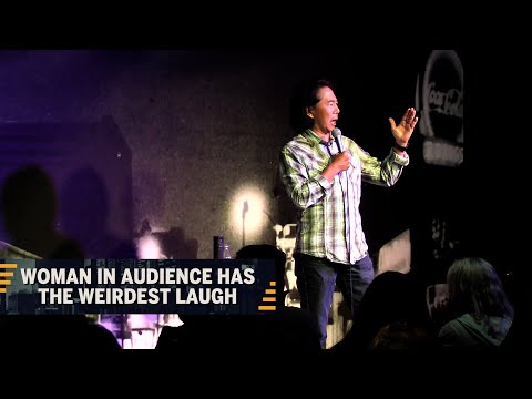 Woman In Audience Has The WEIRDEST Laugh | Henry Cho Comedy