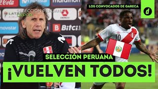 Selección peruana: GARECA anunció los CONVOCADOS para las CLASIFICATORIAS | NOVEDADES y SORPRESAS