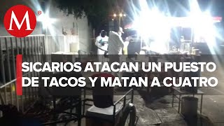 Sicarios ejecutan a 4 taqueros en Salamanca, Guanajuato