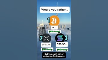Which would you prefer? #xrp #xrparmy #bitcoin #solana