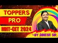 TOPPERS PRO for MHT-CET 2024 on Dinesh Sir App | Toppers Batch for Maharashtra Students | Dinesh Sir