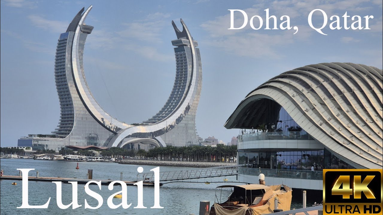 Exploring Lusail, Doha, Qatar I 4K