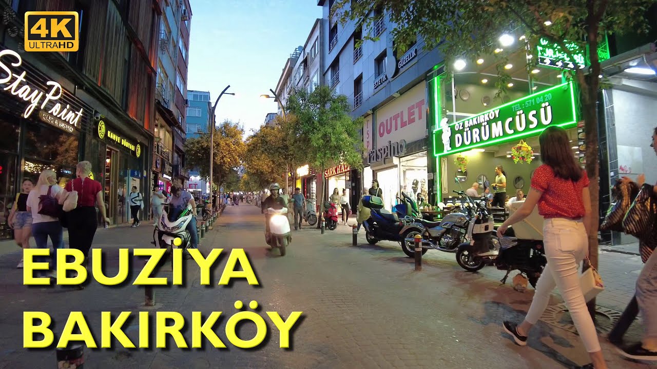 Ebuziya Caddesi Bakırköy Walking Tour 4K UHD 50fps - Unveiling İstanbul's Vibrant Street