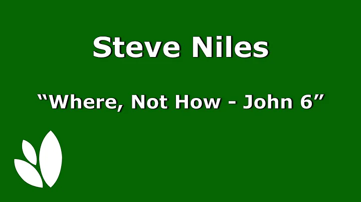 Second Service | March 20 2022 | Where, Not How | Steve Niles