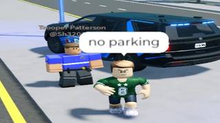 excuse me sir you cant park here