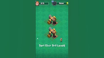 Dark Elixir Drill Transformations All Level Evolution😱🤩 |Let’s see the new thing #shorts