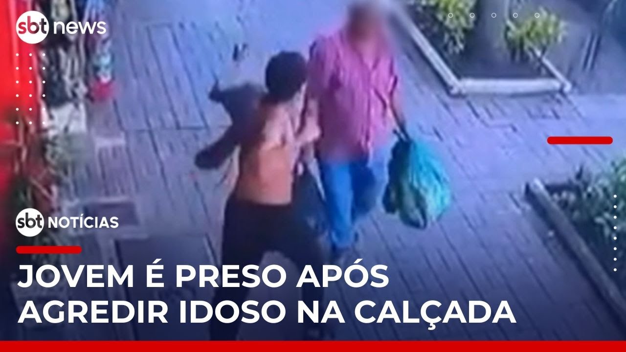 Jovem é preso após agredir idoso com socos na zona norte de SP | 