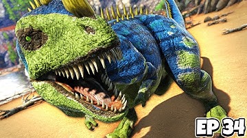 Taming Another HYBRID Dinosaur, the SUPRANNOTITAN! | ARK Survival Evolved Jurassic #34