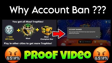 8 ball pool - This is why my Account Ban 😭~ Proof Video will show everything ~ DANISH 8BP YT