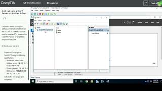 Network 6.4.5 Lab Add a DHCP Server on Another Subnet Testout